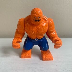 Lego-like Marvel Fantastic Four The Thing Big Figure Minifigure